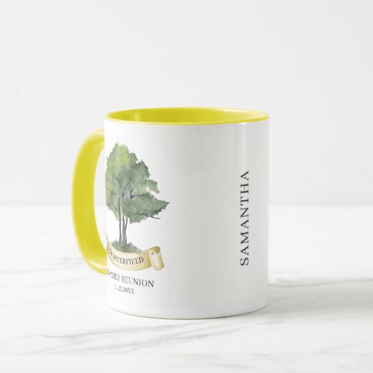 Familiereünie KeepSake Custom Mok (Voorkant links)