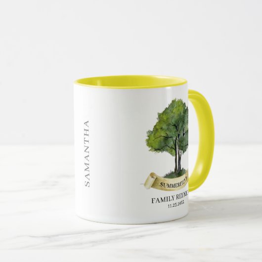 Familiereünie KeepSake Custom Mok (Voorkant rechts)