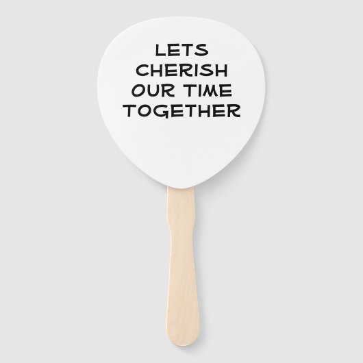 Familiereünie Moderne Multicolor Floral Tree Handwaaier (Achterkant)