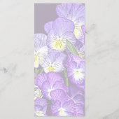 Familiereünie Pansy Menu (Achterkant)