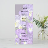 Familiereünie Pansy Menu (Staand voorkant)