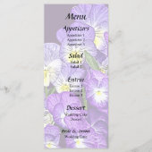 Familiereünie Pansy Menu (Voorkant)