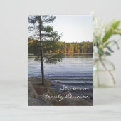 Familiereünie Party Invitations Forest Kaart (Staand voorkant)