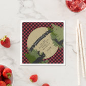 Familiereünie Picnic Deer Antlers Moose Tree Servetten (Insitu)