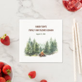 Familiereünie Pine Wood Forest kampvuur Servet (Insitu)