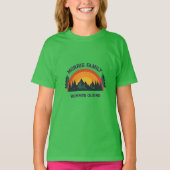 Familiereünie Retro Mountain Custom Family Trip T-shirt (Voorkant)