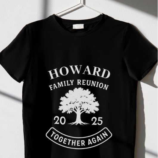 Familiereünie: Rustic Trees naam T-shirt