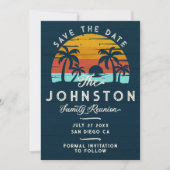  familiereünie Save the Date Beach Palms (Voorkant)
