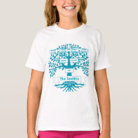 Familiereünie T-shirt met aangepaste stamboom