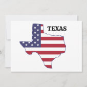 Familiereünie 🎉 Texas State Map Verenigde Staten  Kaart (Voorkant)