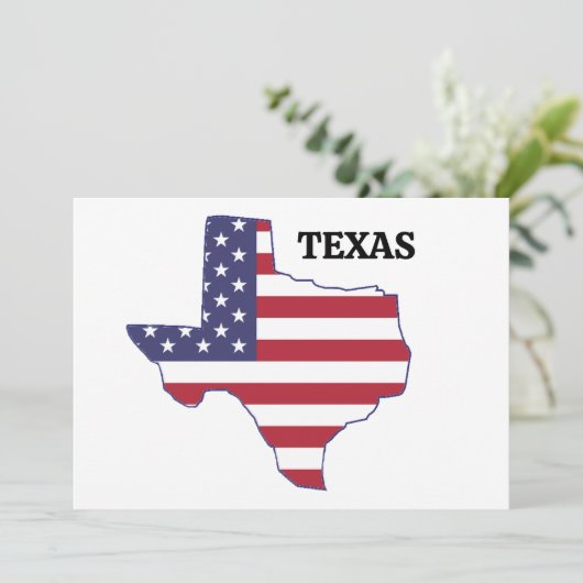 Familiereünie 🎉 Texas State Map Verenigde Staten  Kaart (Staand voorkant)