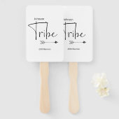 Familiereünie, Tribe Hand Familie Handwaaier (Voorkant en achterkant)