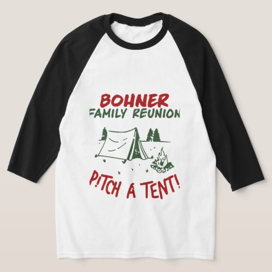 Familiereünie van Bohner Pitch A Tenti T-shirt (Laagn)