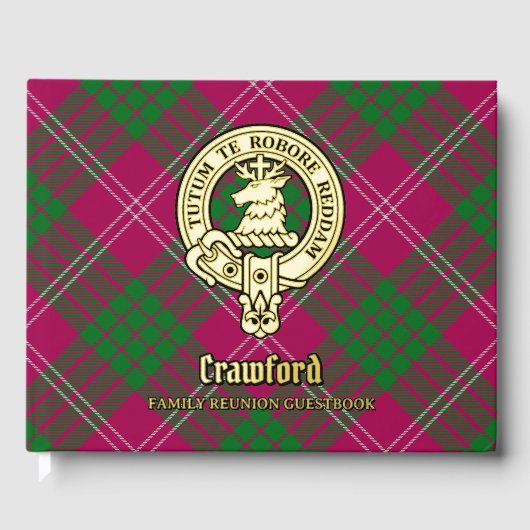 Familiereünie van Crawford Gastenboek (Voorkant)