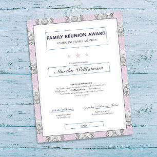 Familiereünie Younmost Award Roze Crest