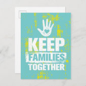 Families bij elkaar houden briefkaart (Voorkant / Achterkant)