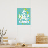 Families bij elkaar houden poster (Keuken)