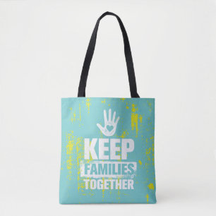 Families bij elkaar houden tote bag