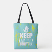 Families bij elkaar houden tote bag (Achterkant)