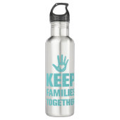 Families bij elkaar houden waterfles  (Voorkant)