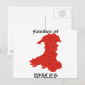 Families van Wales Briefkaart (Voorkant / Achterkant)