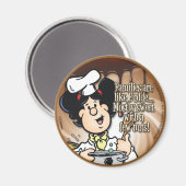 Families zijn als Fudge Magneet (Voorkant / Achterkant)