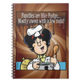 Families zijn als Fudge Notitieboek (Voorkant)