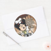 Families zijn als Fudge Ronde Sticker (Envelop)