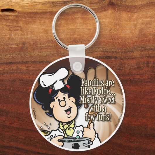 Families zijn als Fudge Sleutelhanger (Voorkant)