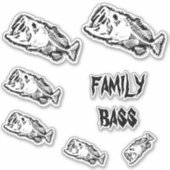 FAMILIESBASS STICKER (Voorkant)
