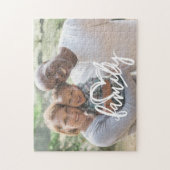 Familiescript | Aangepaste familiefoto Legpuzzel (Verticaal)