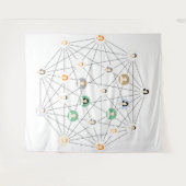 Familiestapel Wandkleed (Voorkant (horizontaal))