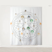 Familiestapel Wandkleed (Voorkant)