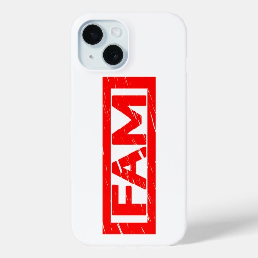 Familiestempel Case-Mate iPhone Case (Achterkant)