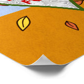 Familiestructuur Aangepast 5 najaar foto-collage b Poster (Hoek)