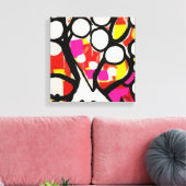 Familiestructuur Canvas Afdruk (Insitu (Woonkamer))