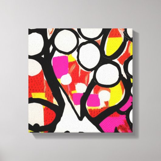 Familiestructuur Canvas Afdruk (Voorkant)