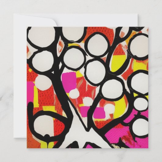 Familiestructuur Feestdagenkaart (Voorkant)