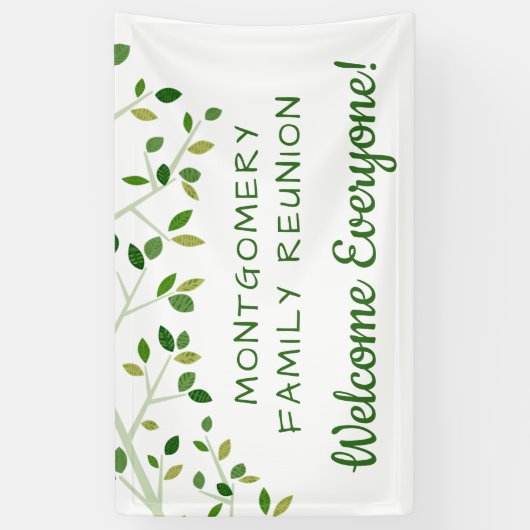 Familiestructuur gezinshereniging Persoonlijk welk Spandoek (Verticaal)