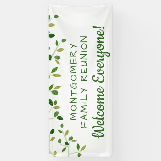 Familiestructuur gezinshereniging Persoonlijk welk Spandoek (Verticaal)