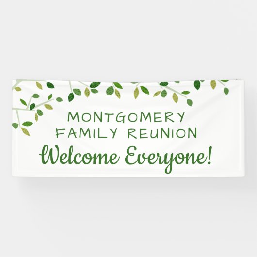 Familiestructuur gezinshereniging Persoonlijk welk Spandoek (Horizontaal)