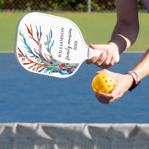 Familiestructuur gezinshereniging pickleball paddle