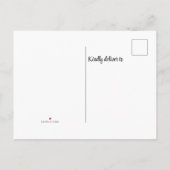 Familiestructuur gezinshereniging uitnodiging briefkaart (Achterkant)