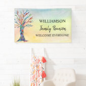 Familiestructuur gezinshereniging Welkomstbanner Spandoek (Insitu)