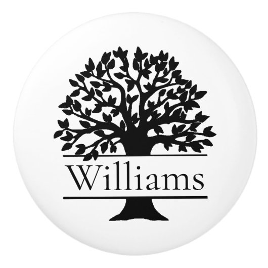 Familiestructuur Keramische Knop (Voorkant)