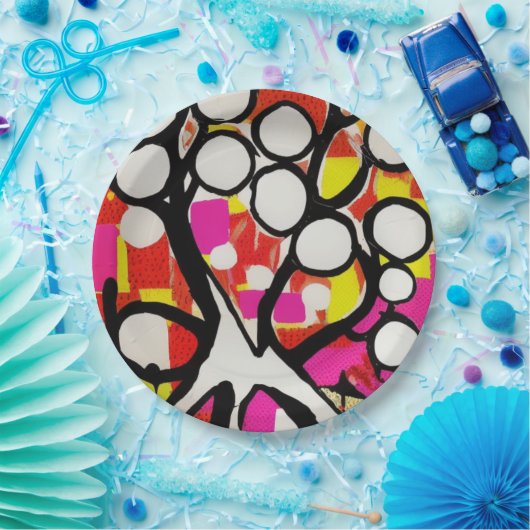 Familiestructuur Papieren Bordje (Feest)