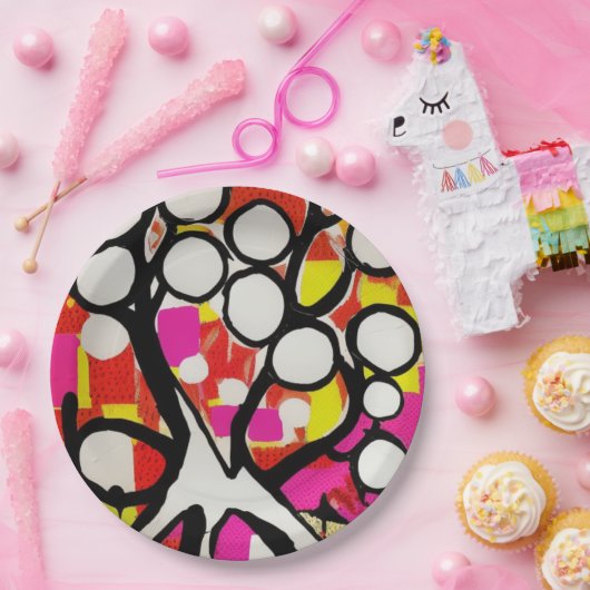 Familiestructuur Papieren Bordje (Feest)