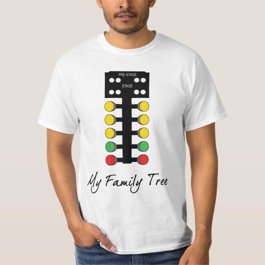 Familiestructuur - Sleepraces T-shirt (Voorkant)