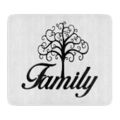 Familiestructuur Snijplank (Voorkant)