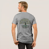 Familiestructuur Tri-Blend Shirt (Voorkant)